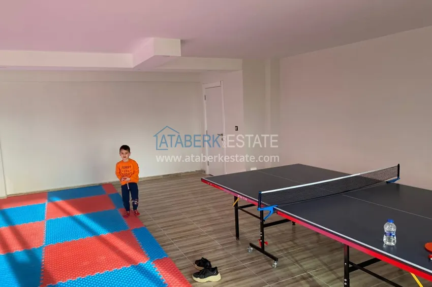 Линейная четырехкомнатная квартира с мебелью в Алании – Газипаша 25