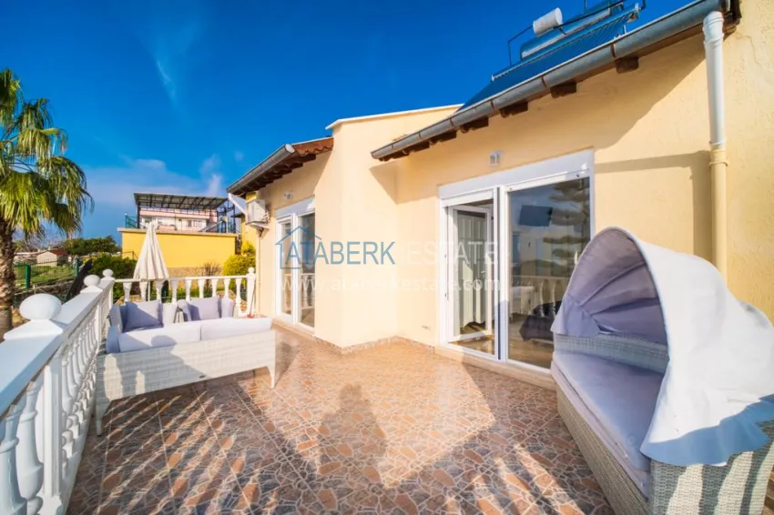 Приобрести Недвижимость для ВНЖ! Вилла с мебелью в жилом комплексе - Алания, район Конаклы  22 