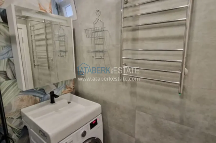 Приобрести Квартира в центре Алании – район Дамлаташ, трёхкомнатная с современным интерьером 27