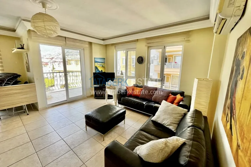 Приобрести Квартира 1+1 с мебелью и видом на горы в комплексе с инфраструктурой, центр Алании 2 