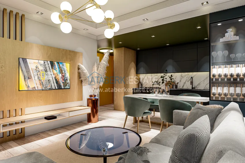 Приобрести Современный жилой комплексе в Газипаше - квартиры от застройщика в Алании 2 