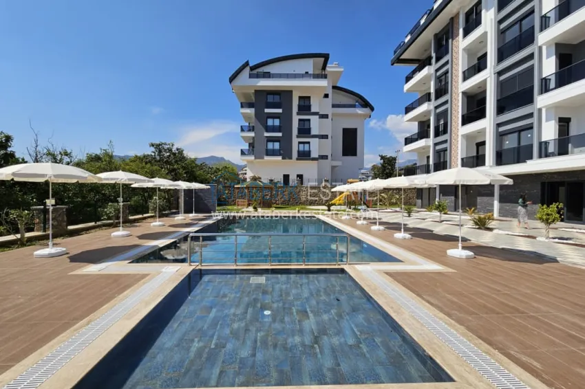 Квартира 2+1 с чистовой отделкой и видом на море, район Оба – Алания 2 