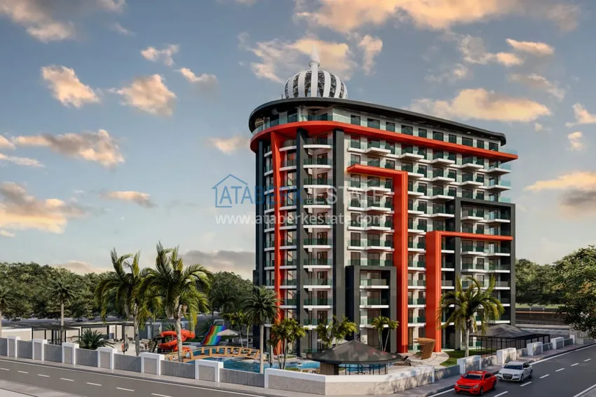 Новый проект шикарного жилого комплекса в Газипаше район Пазарджи 1 