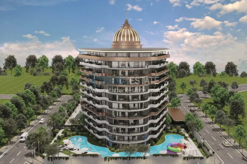 Новый проект на этапе строительства. Квартиры в Газипаше от застройщика 1 