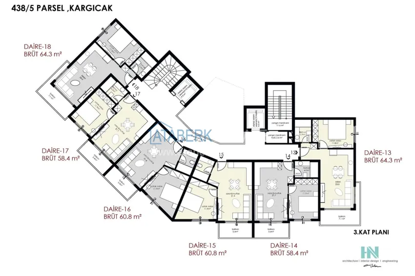 Купить дешево Квартиры у моря от застройщика – вторая береговая, Каргыджак, Алания 4 