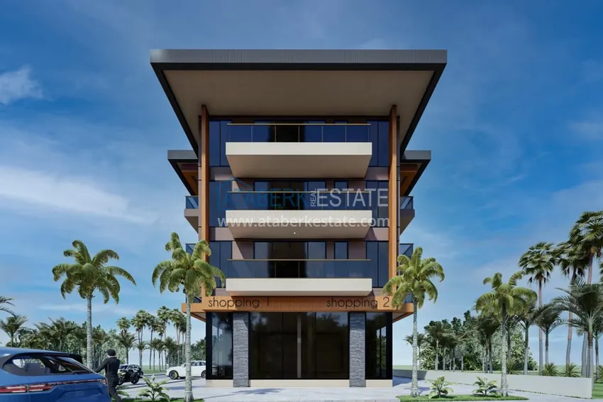 Новый строящейся проект резиденции комфорт-класса в районе Оба, Алания 3 