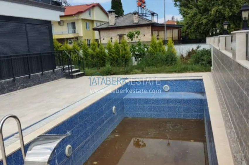 Отдельно стоящая частная вилла с личным бассейном в Кемере, Текирова  3 