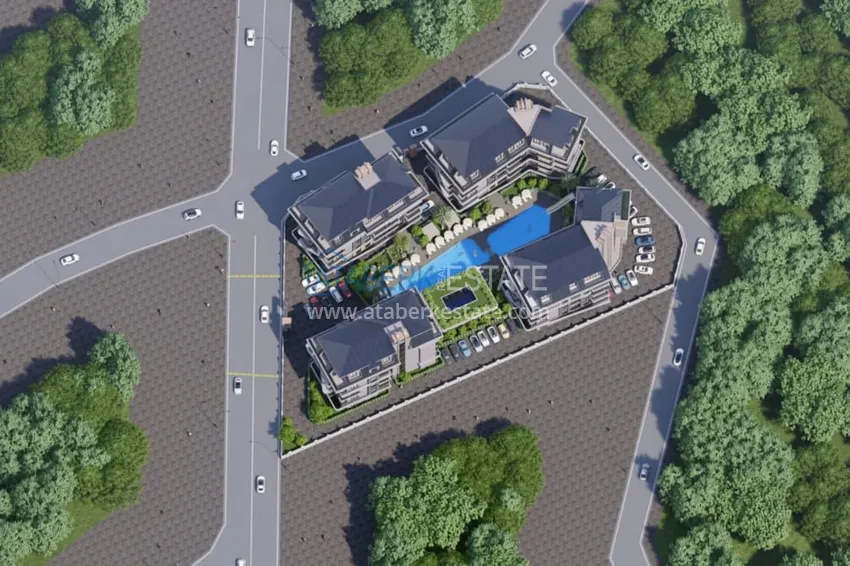 🔥Наш проект! Недорогая инвестиционная недвижимость без посредников на этапе строительства в районе Оба, Алания 5