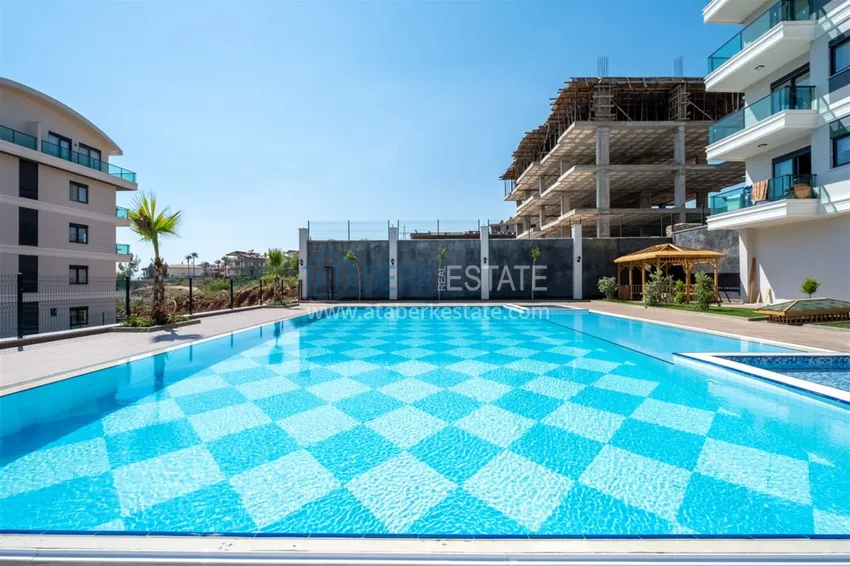 Квартира 1+1 меблированная в комплексе с инфраструктурой, район Оба, Алания 3 