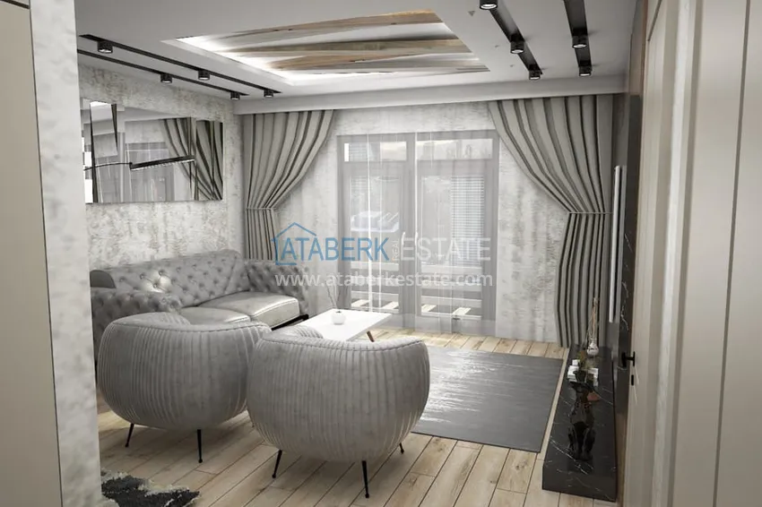 Приобрести Инвестиционно-привлекательный проект на этапе карандаша в Анталии район Алтынташ 3 