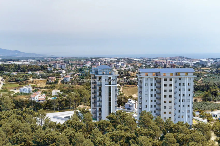 Видовая квартира 1+1 от инвестора с рассрочкой, в комплексе на этапе строительства, район Авсаллар – Алания 5