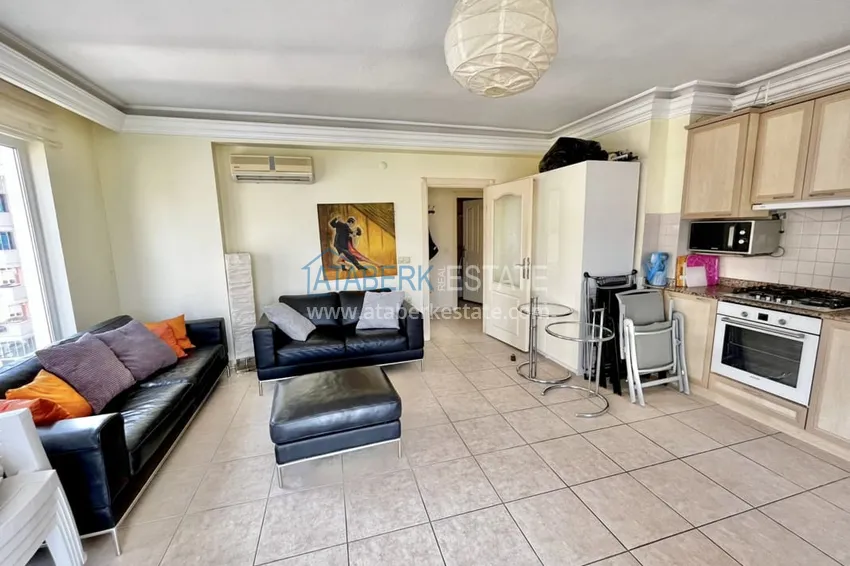 Приобрести Квартира 1+1 с мебелью и видом на горы в комплексе с инфраструктурой, центр Алании 4 