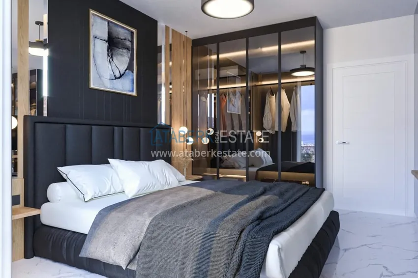 Приобрести Видовая квартира 1+1 от инвестора с рассрочкой, в комплексе на этапе строительства, район Авсаллар – Алания 5