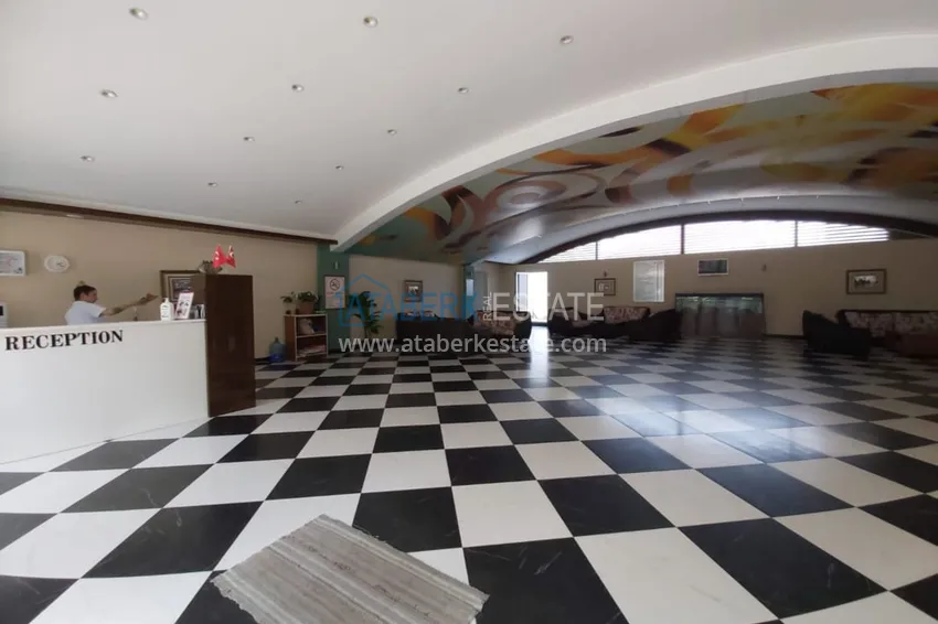 Квартира-студия, меблированная с видом на замок, центр Алании - район пляжа Клеопатра 5 