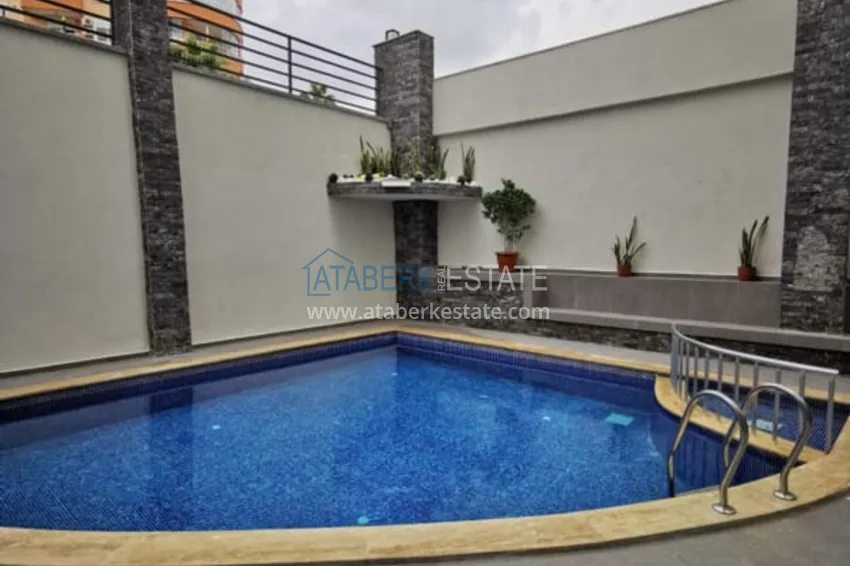 Квартира 1+1 меблированная в комплексе с инфраструктурой, район Тосмур – Алания 4 