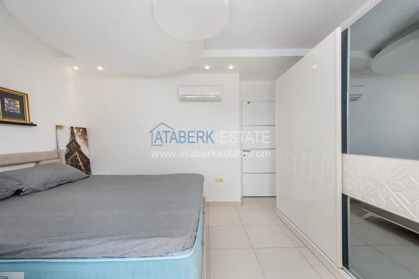 Приобрести Квартира 2+1 с мебелью и видом на море в комфортабельном жилом комплексе, район Авсаллар – Алания 4