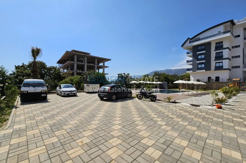 Квартира 2+1 с чистовой отделкой и видом на море, район Оба – Алания 4 