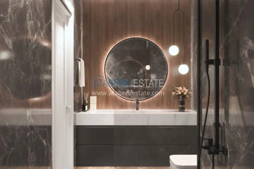 Приобрести Видовая квартира 1+1 от инвестора с рассрочкой, в комплексе на этапе строительства, район Авсаллар – Алания 7