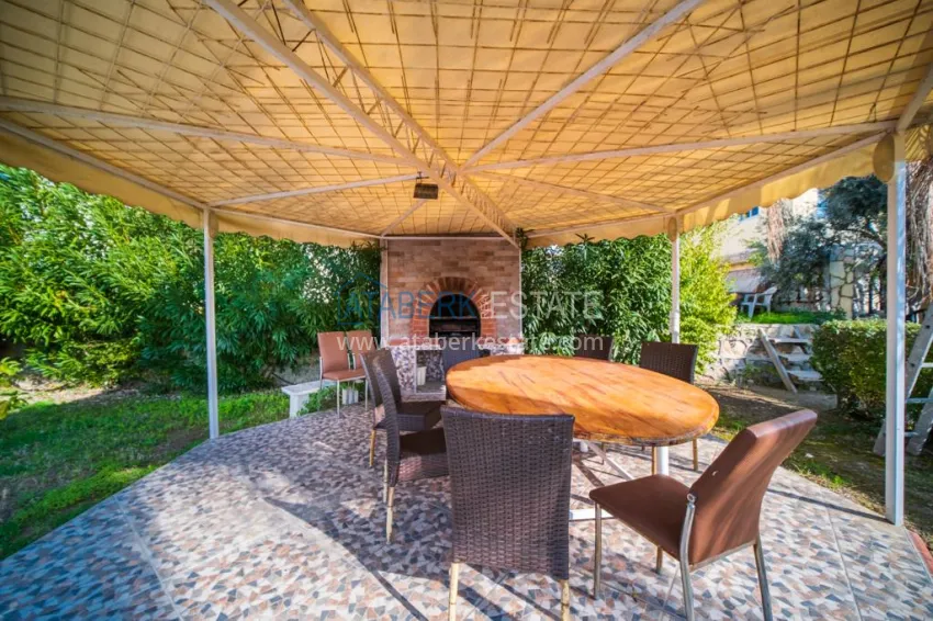 Недвижимость для ВНЖ! Вилла с мебелью в жилом комплексе - Алания, район Конаклы  7 