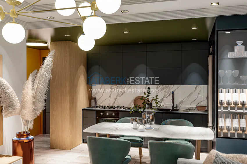 Приобрести Современный жилой комплексе в Газипаше - квартиры от застройщика в Алании 8 