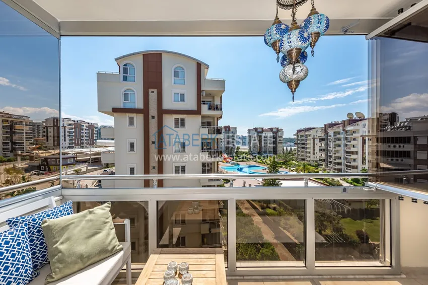 Приобрести Квартира 2+1 с мебелью и видом на море в комфортабельном жилом комплексе, район Авсаллар – Алания 7