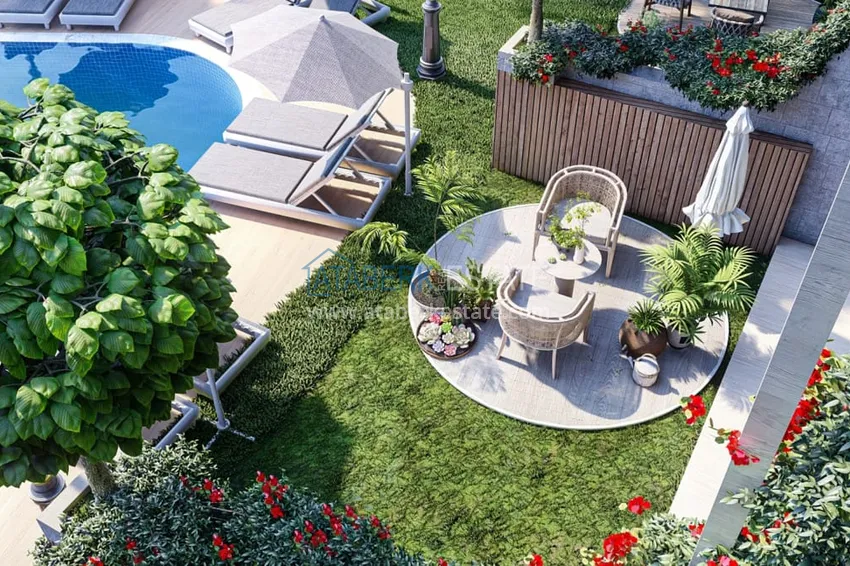 Старт продаж! Квартиры у моря в комплексе премиум-класса на этапе проекта в Эсентепе, Кирения – Северный Кипр 7 