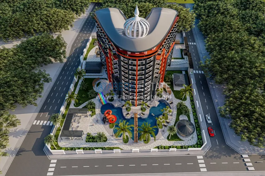 Новый проект шикарного жилого комплекса в Газипаше район Пазарджи 8 