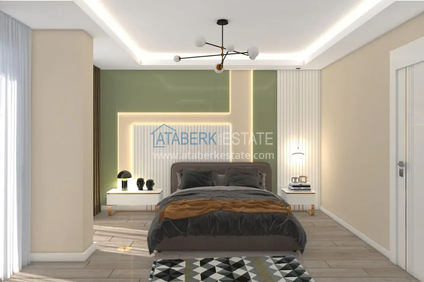 Приобрести Квартиры в районе Алтынташ – Анталия, в строящемся комплексе комфорт-класса 8 