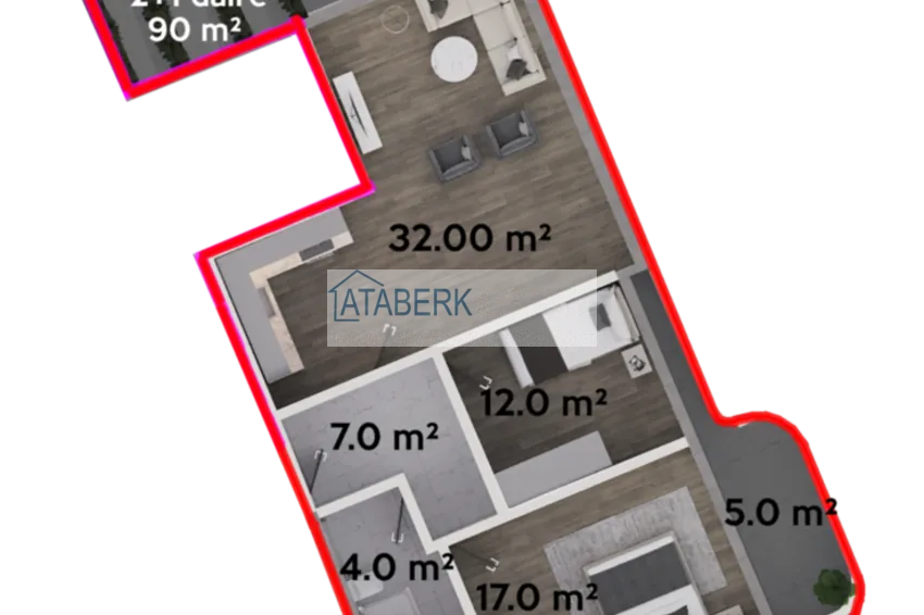 Купить дешево Новый проект на этапе строительства. Квартиры в Газипаше от застройщика 16 
