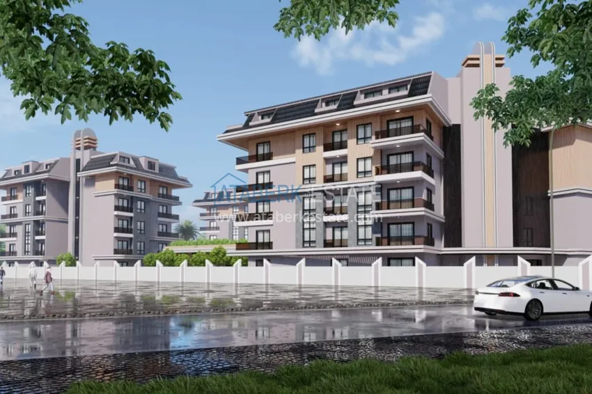 🔥Наш проект! Недорогая инвестиционная недвижимость без посредников на этапе строительства в районе Оба, Алания 10