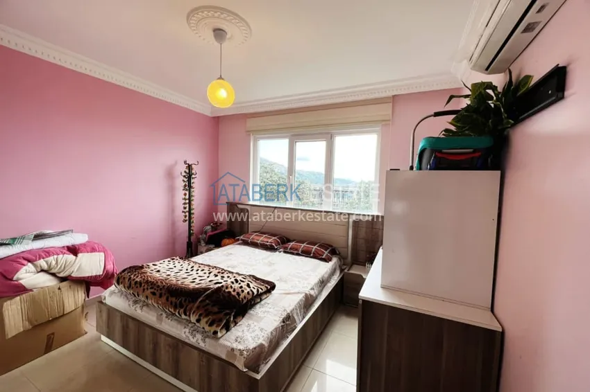 Приобрести Видовой садовый дуплекс 3+1 с мебелью в Алании, район Тепе в клубном комплексе таунхаусов 21 