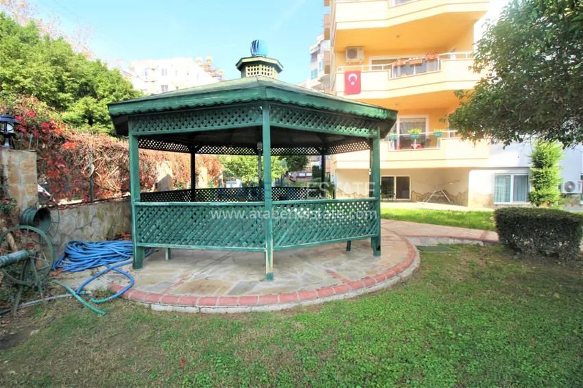 Квартира 1+1 с мебелью и видом на горы в комплексе с инфраструктурой, центр Алании 10 