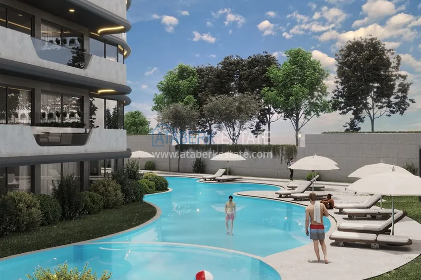 Новый проект на этапе строительства. Квартиры в Газипаше от застройщика 8 