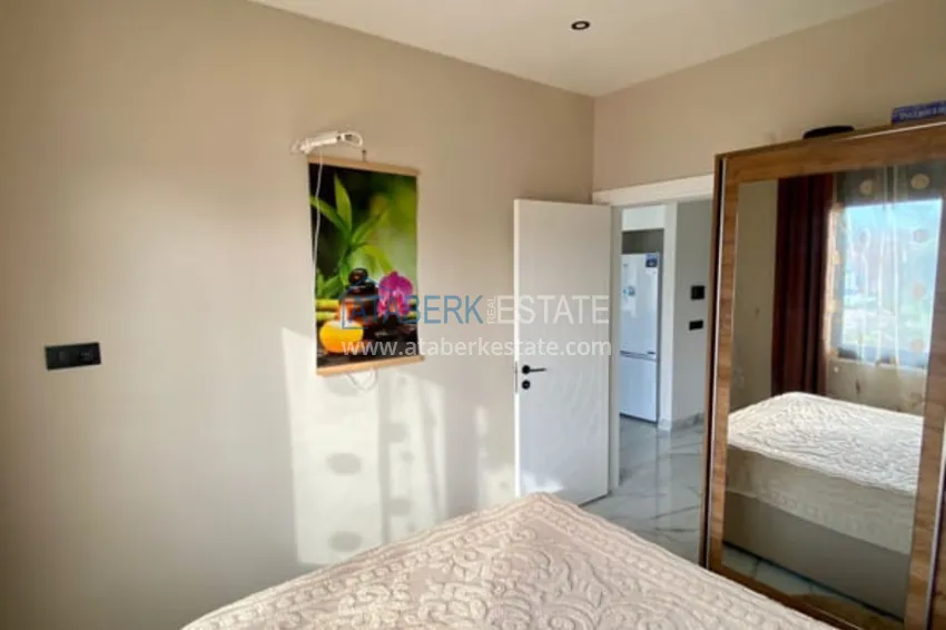 Приобрести Квартира 1+1 меблированная в комплексе с инфраструктурой, район Оба, Алания 12 