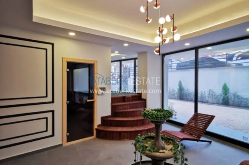 Квартира 1+1 меблированная в комплексе с инфраструктурой, район Тосмур – Алания 9 