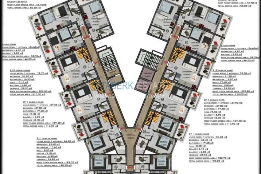 Купить дешево Ультрасовременный проект уникального оздоровительного комплекса в Махмутларе, Алания 4 