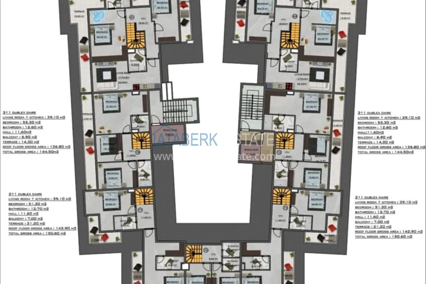 Купить дешево Ультрасовременный проект уникального оздоровительного комплекса в Махмутларе, Алания 8 