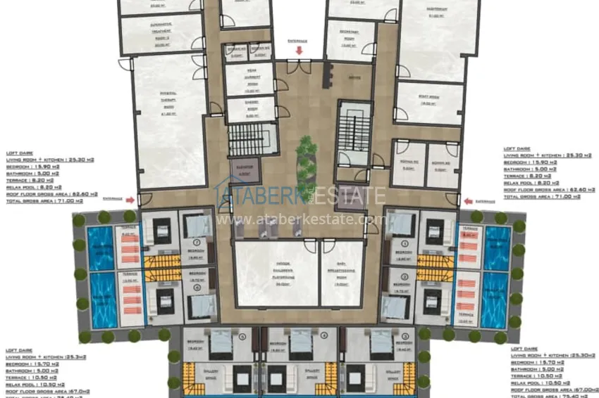 Купить дешево Ультрасовременный проект уникального оздоровительного комплекса в Махмутларе, Алания 6 