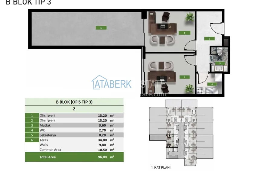 Купить дешево Новый проект  бизнес-центра на этапе строительства в Алании, район Оба  4 