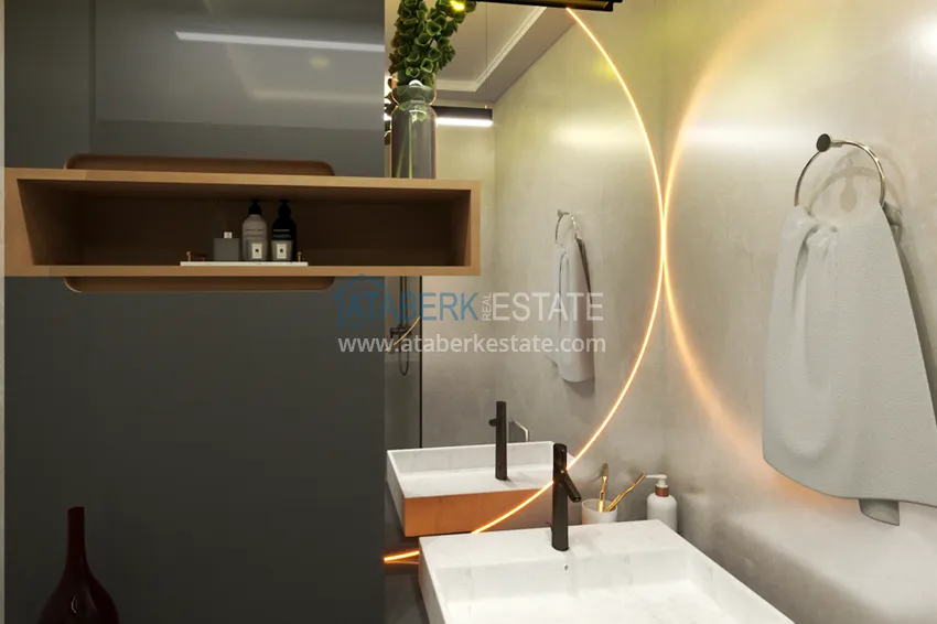 Приобрести Современный жилой комплексе в Газипаше - квартиры от застройщика в Алании 15 