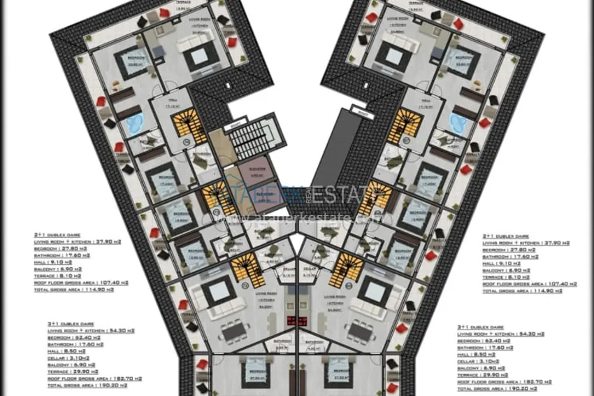 Купить дешево Ультрасовременный проект уникального оздоровительного комплекса в Махмутларе, Алания 13 