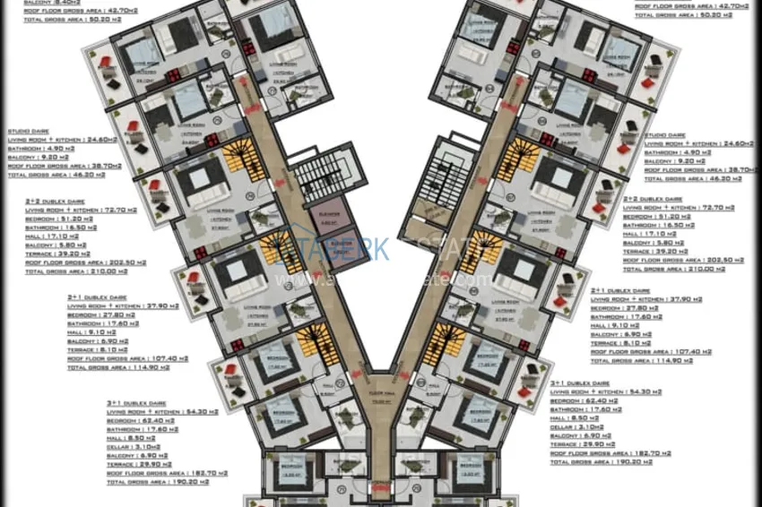Купить дешево Ультрасовременный проект уникального оздоровительного комплекса в Махмутларе, Алания 14 