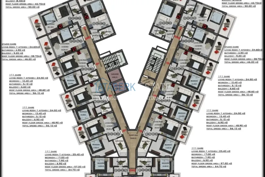 Купить дешево Ультрасовременный проект уникального оздоровительного комплекса в Махмутларе, Алания 15 