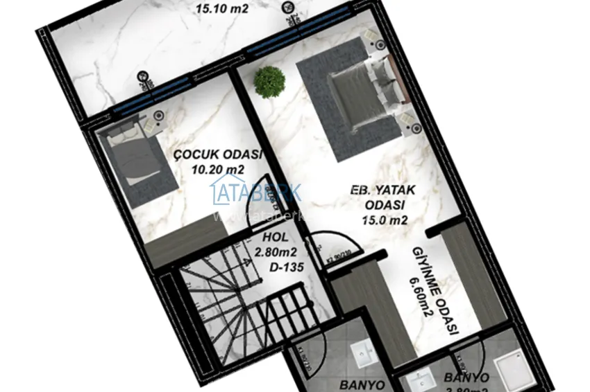 Купить дешево Новый проект шикарного жилого комплекса в Газипаше район Пазарджи 19 