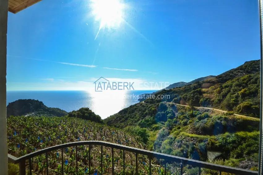 Приобрести Современная частная двухэтажная вилла с новой мебелью и роскошным панорамным видом в Газипаше  9 