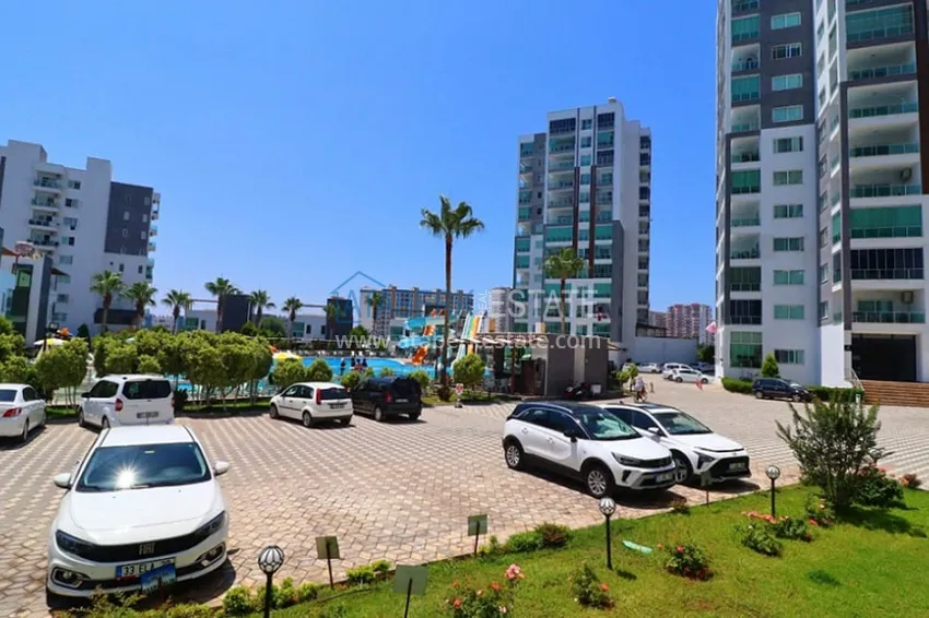 Квартира 2+1 в жилом комплексе с инфраструктурой комфорт-класса в 100 метрах от Средиземного моря в районе Томюк-Мерсин 8 