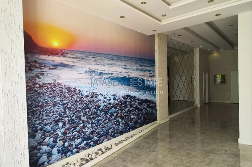 Квартира 2+1 в жилом комплексе с инфраструктурой комфорт-класса в 100 метрах от Средиземного моря в районе Томюк-Мерсин 4 