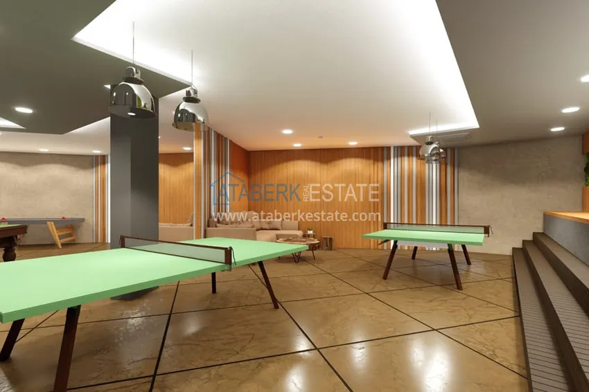 Новый проект на этапе строительства. Квартиры в Газипаше от застройщика 20 