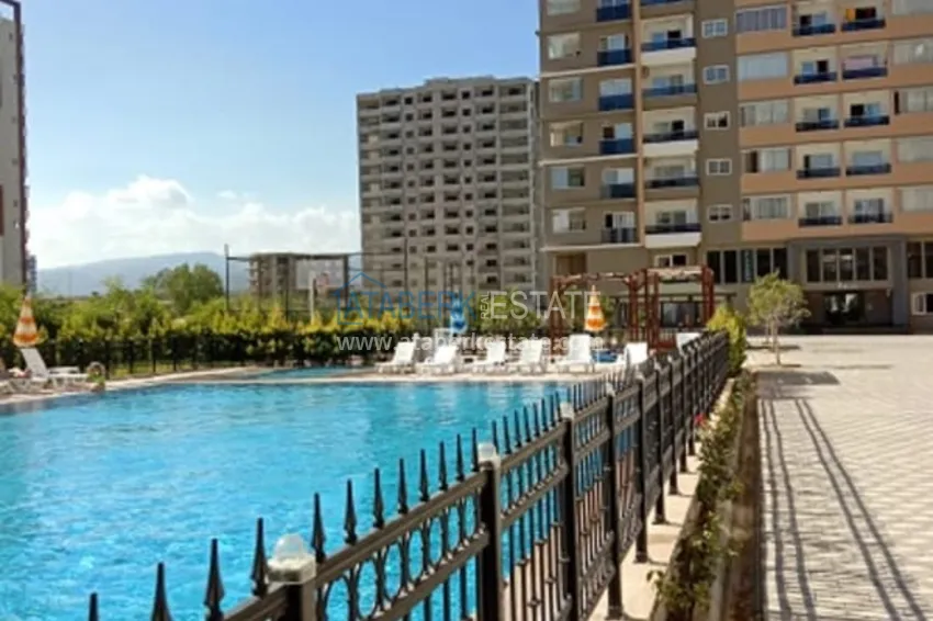 Квартира 2+1 меблированная в 500 метрах от моря в районе Тедже-Мерсин 1 