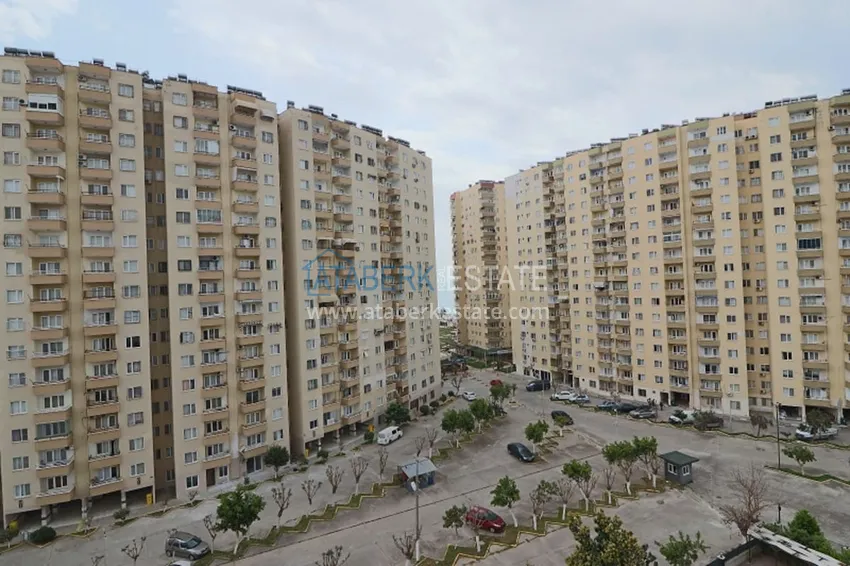 Квартира 2+1 с мебелью и техникой в районе Томюк-Мерсин 7 